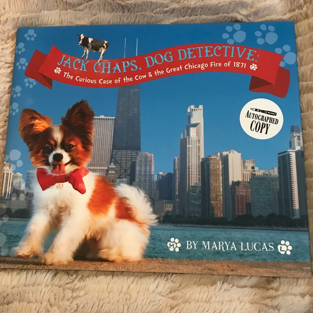 New JACK CHAPS, DOG DETECTIVE: Autographed Book
